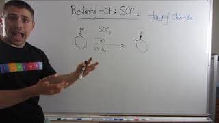 Using SOCl2 to Replace Alcohols with Chlorides via Sn2