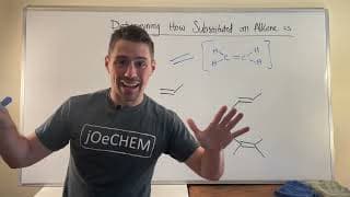 Determining How Substituted Double Bonds Are