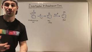 Making Phenols Using Diazotization & Arenediazonium Ions